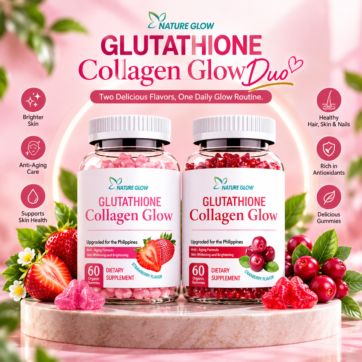 Nature Glow Collagen Glow Duo Nature Glow Glutathione Collagen Glow Duo - Image 1